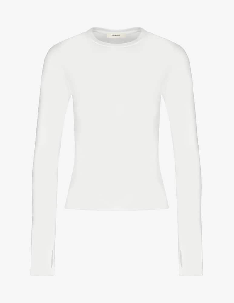 PANGAIA Top da donna a maniche lunghe elasticizzato in cotone 365 - immagine 1 PANGAIA Top da donna a maniche lunghe elasticizzato in cotone 365 - immagine 1