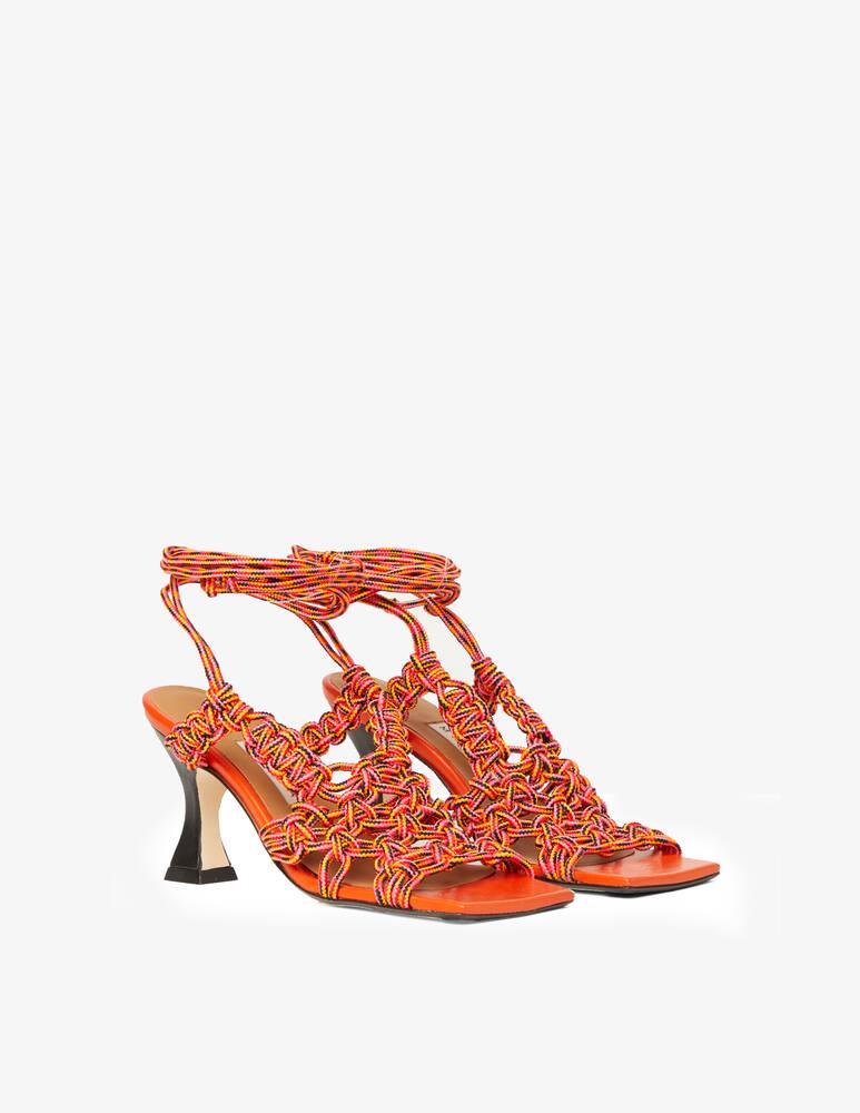 rinascente MIISTA Stephanie crossed ropes sandals