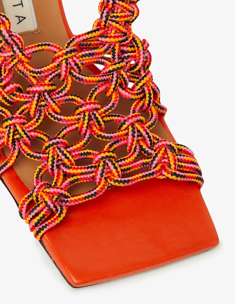 rinascente MIISTA Stephanie crossed ropes sandals