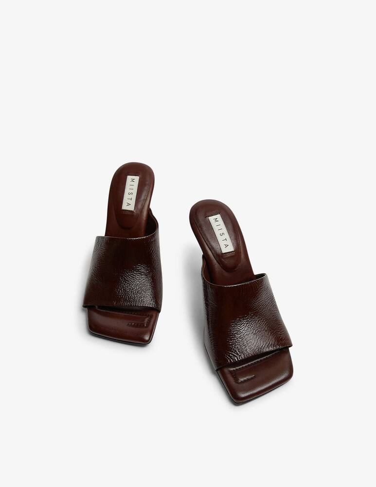 rinascente MIISTA Miri patent sandal mule