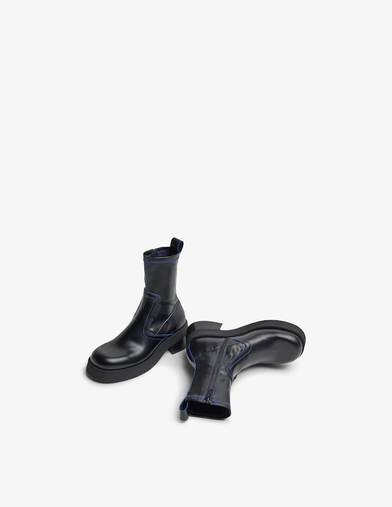 MIISTA Stivaletti in pelle elasticizzata Oliana - immagine 5 MIISTA Stivaletti in pelle elasticizzata Oliana - immagine 5