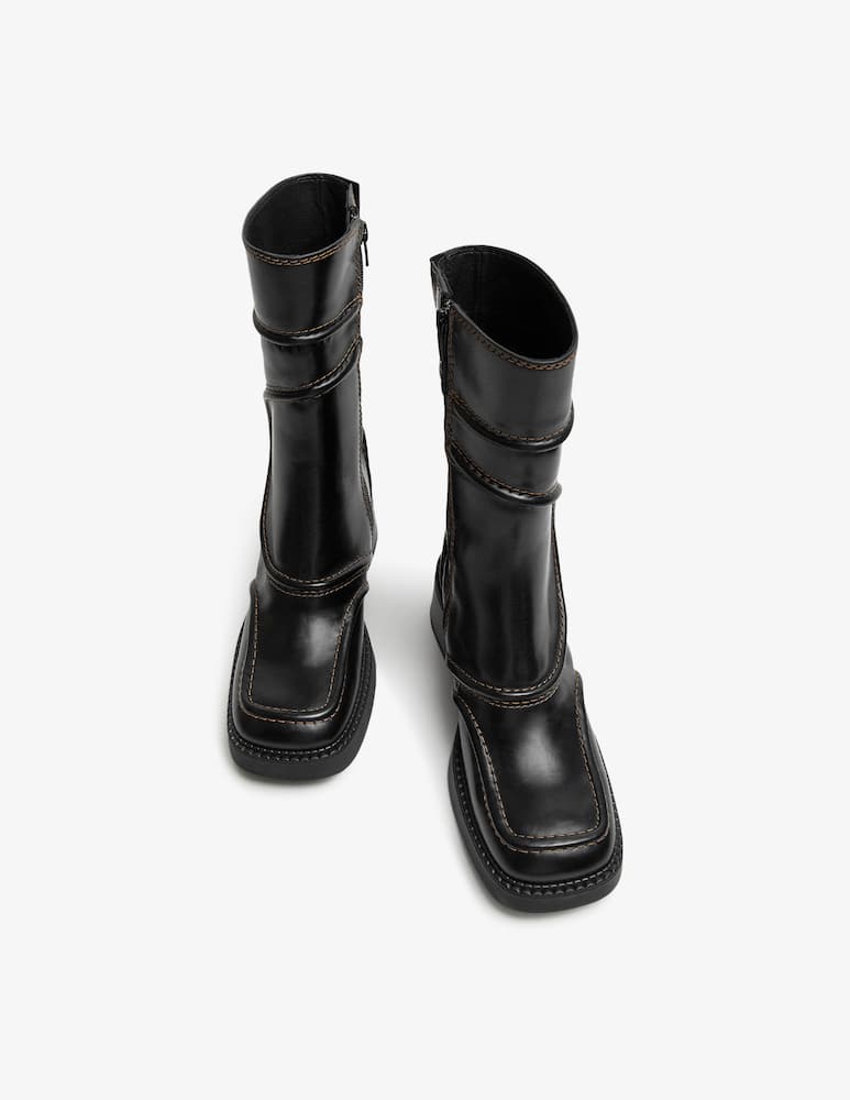 MIISTA Malene leather booties - picture 2 MIISTA Malene leather booties - picture 2