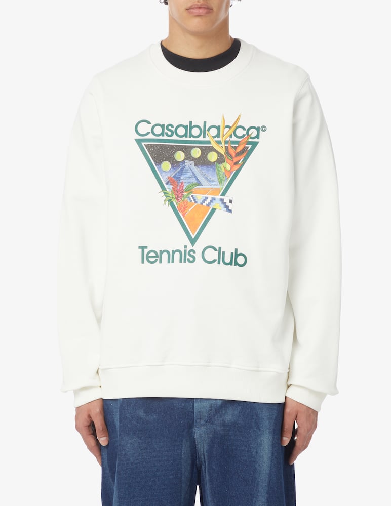 Casablanca Maglia girocollo tennis club icon - immagine 1 Casablanca Maglia girocollo tennis club icon - immagine 1