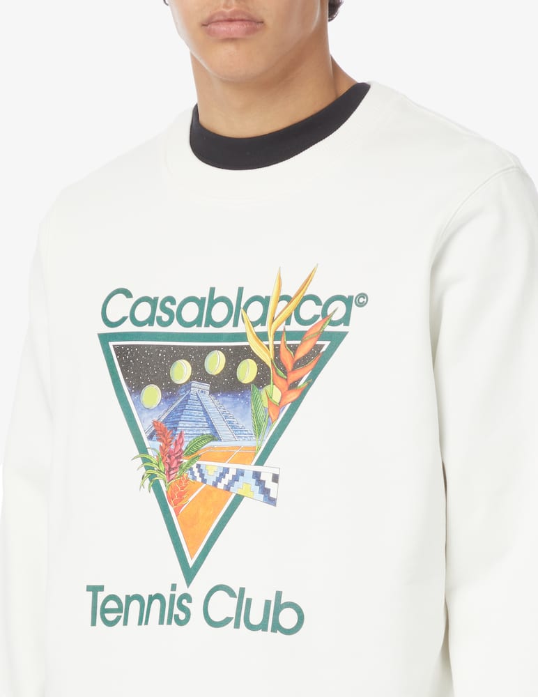 Casablanca Maglia girocollo tennis club icon - immagine 4 Casablanca Maglia girocollo tennis club icon - immagine 4