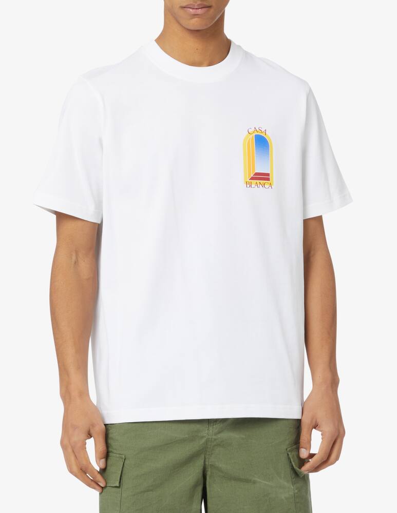 rinascente Casablanca Arche de jour printed t-shirt 