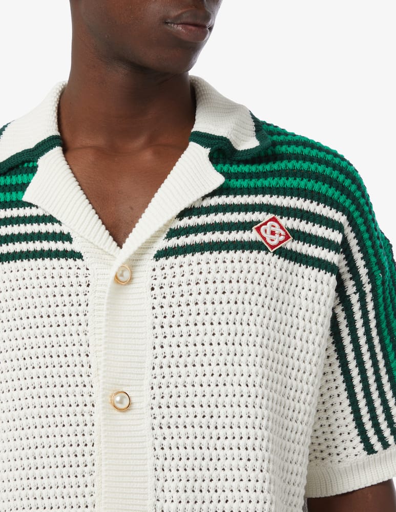 rinascente Casablanca Tennis crochet shirt 