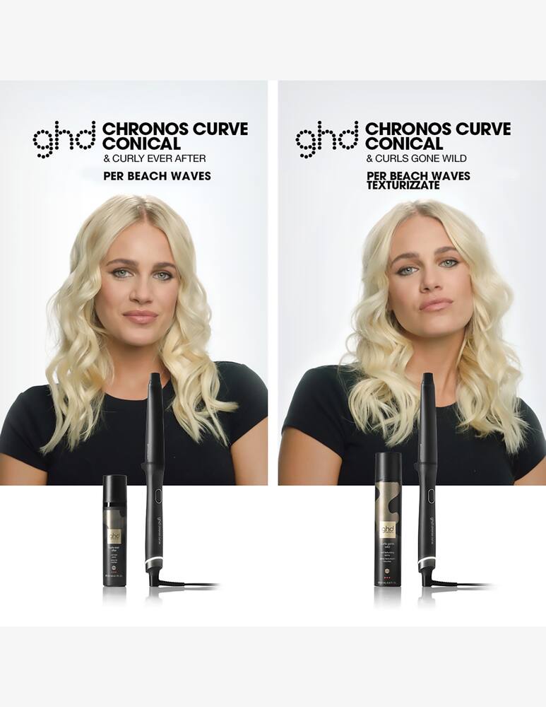 rinascente ghd arricciacapelli  chronos curve conical wand