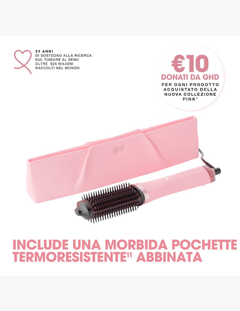 rinascente ghd Duet Blowdry Hair Dryer Brush Dusted Pink