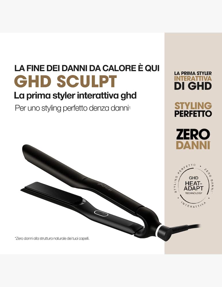 rinascente ghd Sculpt Black Interactive Hair Straightener
