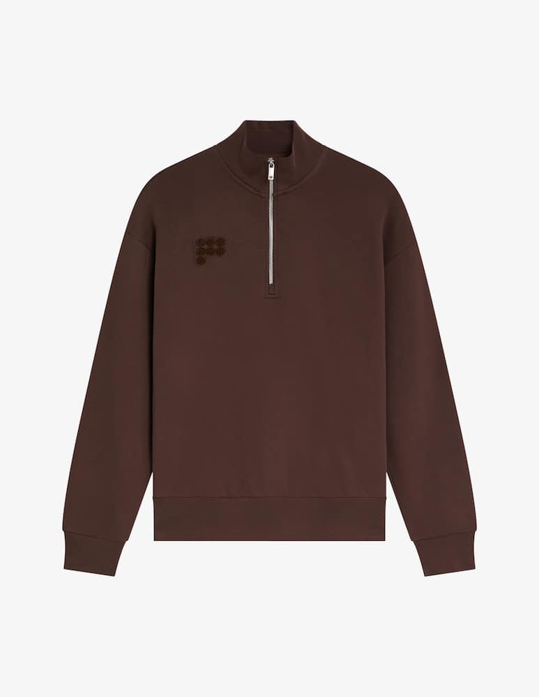 rinascente PANGAIA Felpa mezza zip