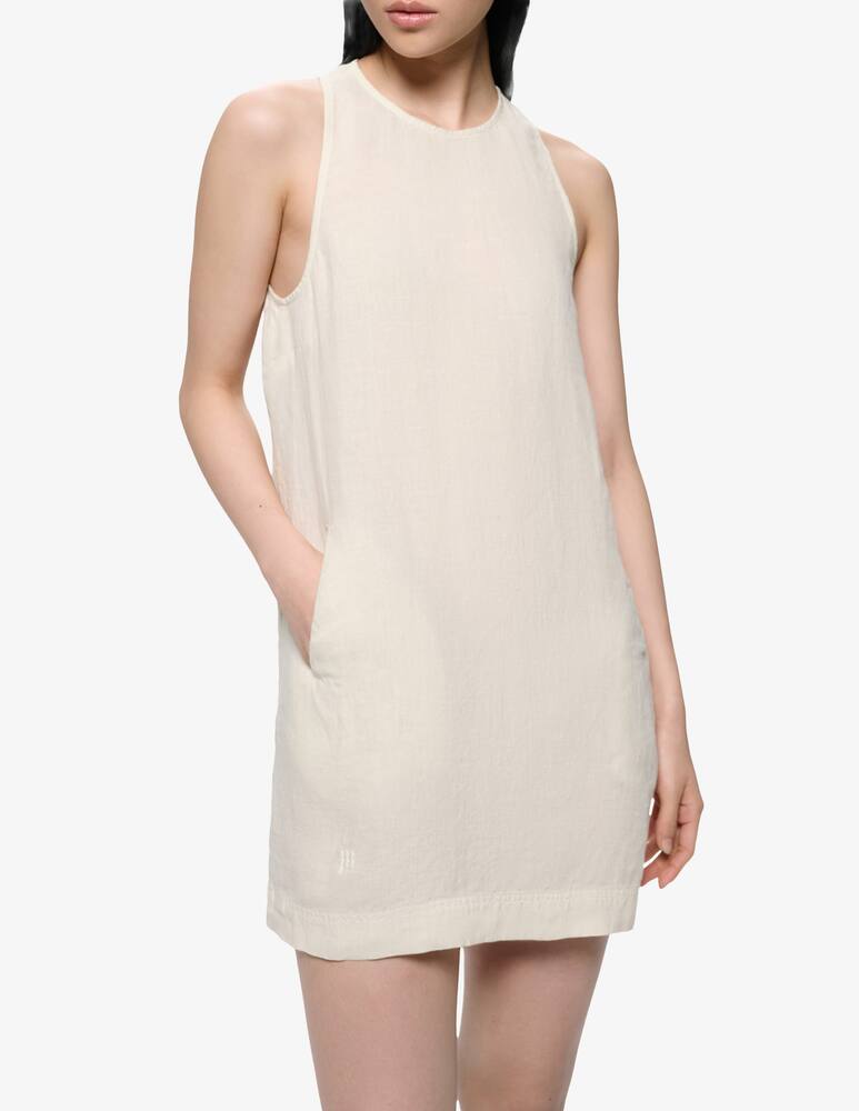 PANGAIA Summer linen sleeveless mini dress - picture 1 PANGAIA Summer linen sleeveless mini dress - picture 1