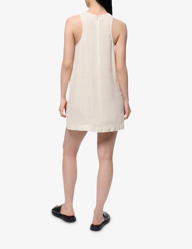 PANGAIA Summer linen sleeveless mini dress - picture 3 PANGAIA Summer linen sleeveless mini dress - picture 3
