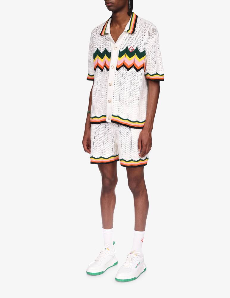 rinascente Casablanca Camicia maniche corte knit banda