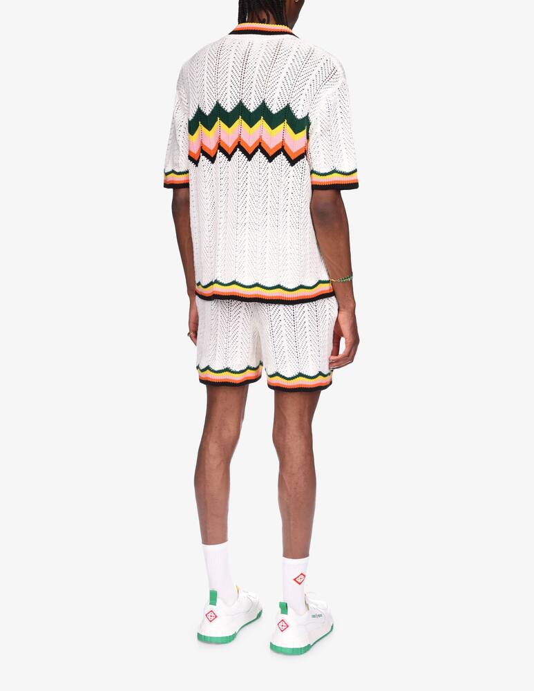 rinascente Casablanca Camicia maniche corte knit banda