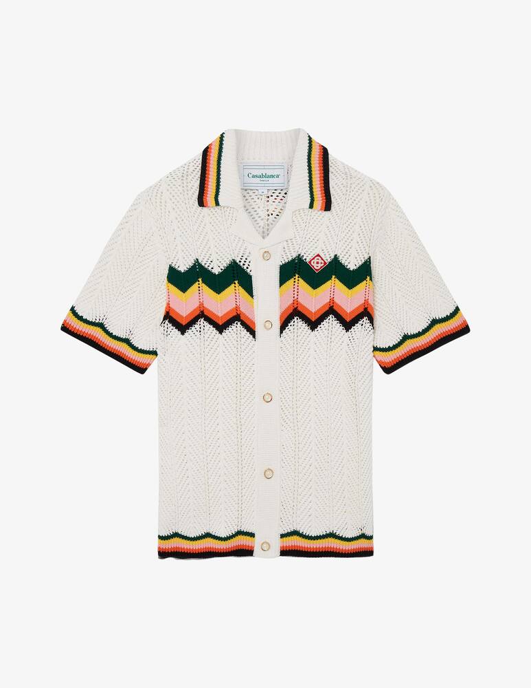 rinascente Casablanca Camicia maniche corte knit banda