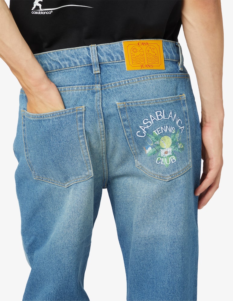 Casablanca Jeans tasca embroidered - immagine 4 Casablanca Jeans tasca embroidered - immagine 4