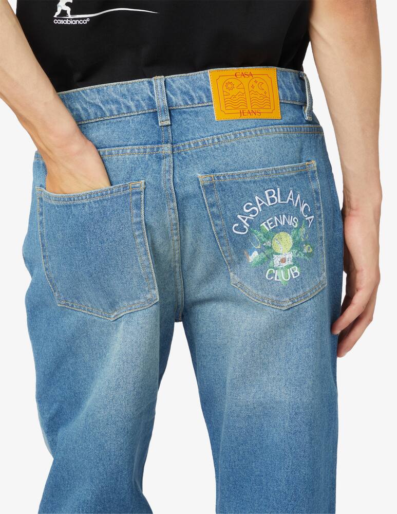 rinascente Casablanca Jeans tasca embroidered