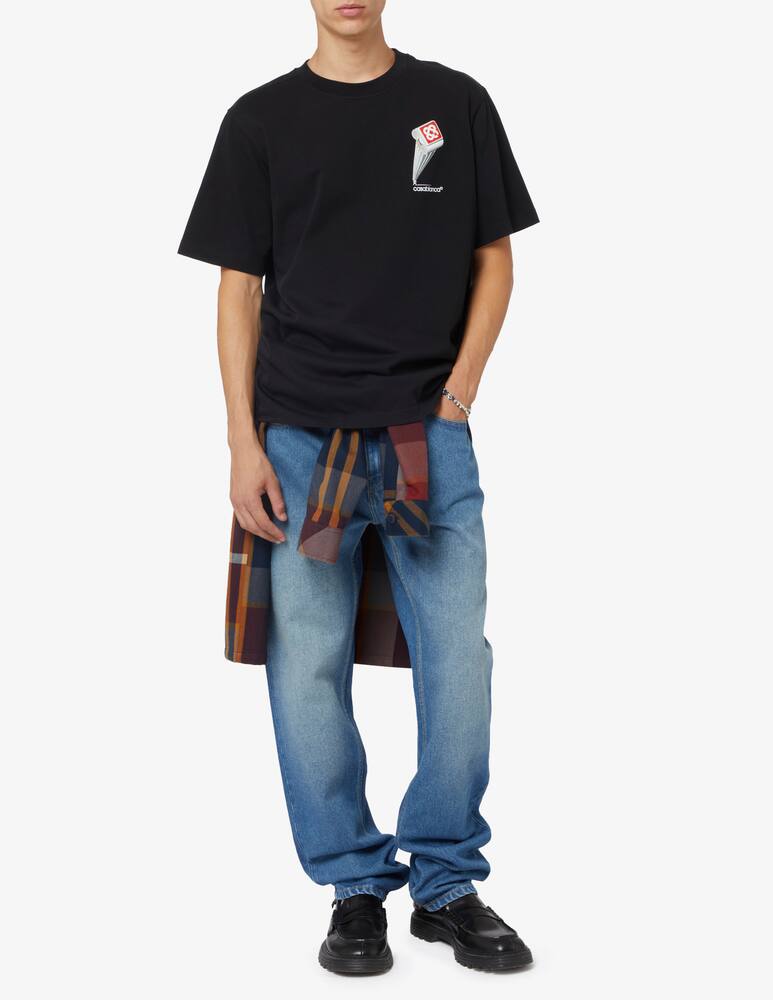 rinascente Casablanca Maglietta column print