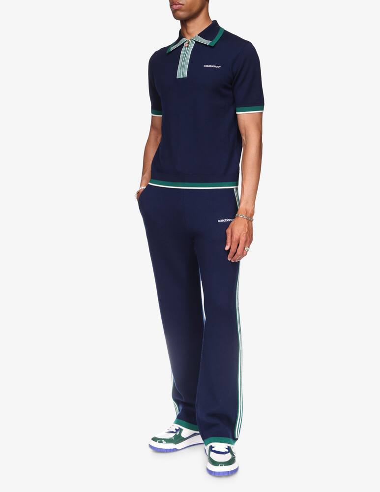 rinascente Casablanca Polo merino half zip