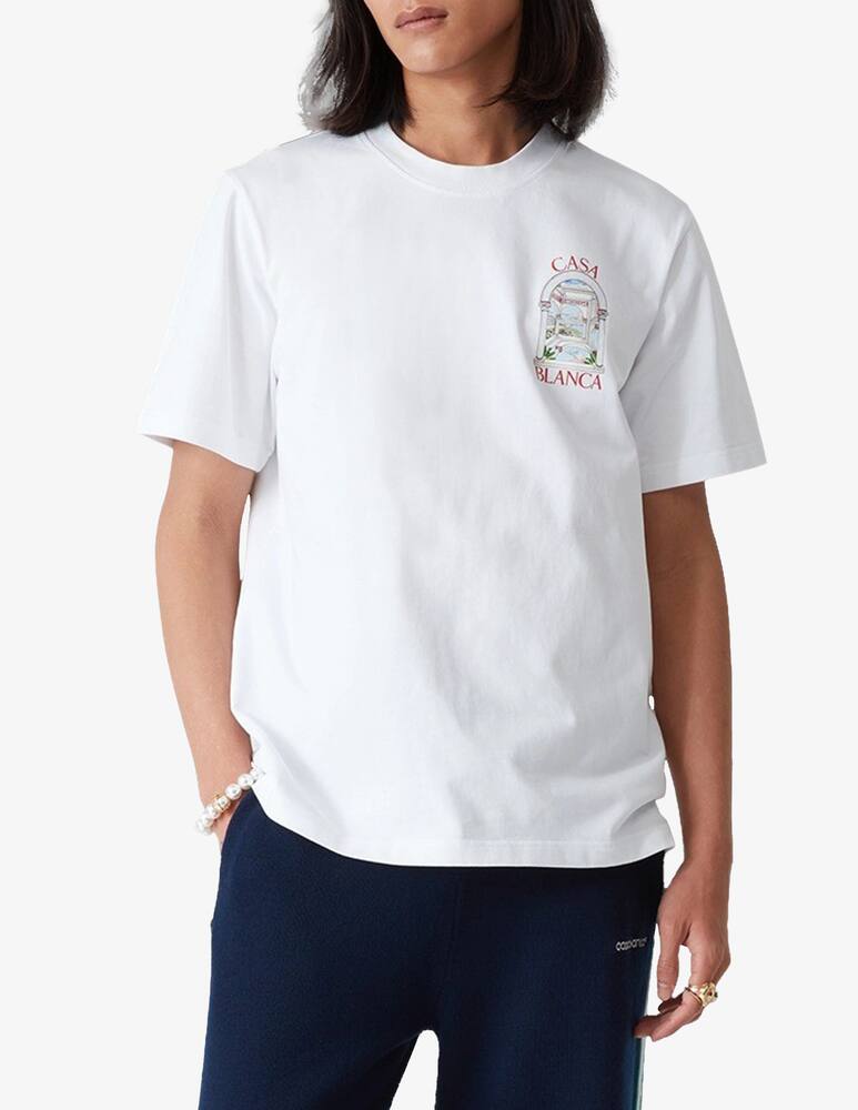 rinascente Casablanca T-shirt con stampa retro Arco