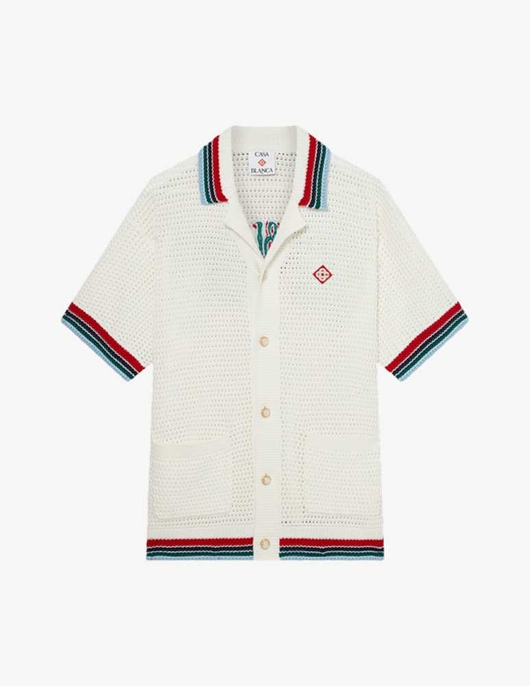 rinascente Casablanca Camicia crochet sportiva