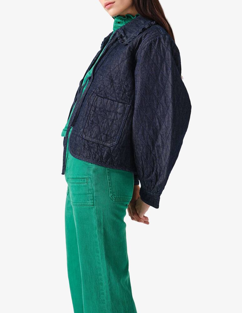 rinascente seventy + mochi Heidi jacket in indigo rinse