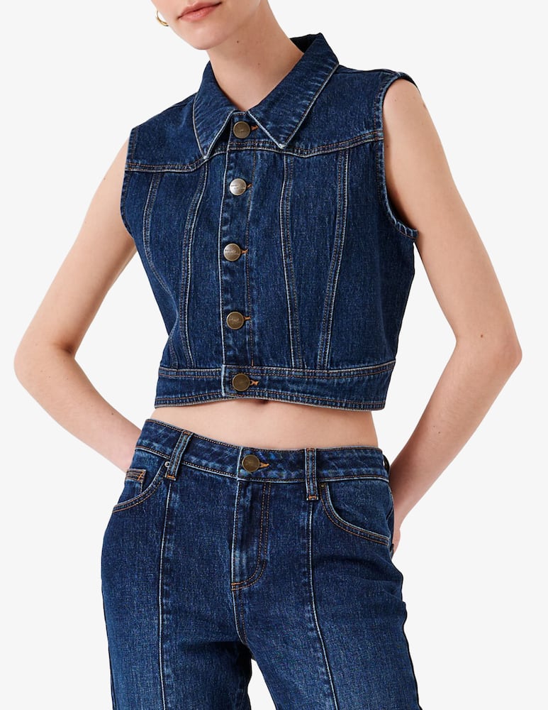 seventy + mochi Cali crop vest - picture 1 seventy + mochi Cali crop vest - picture 1