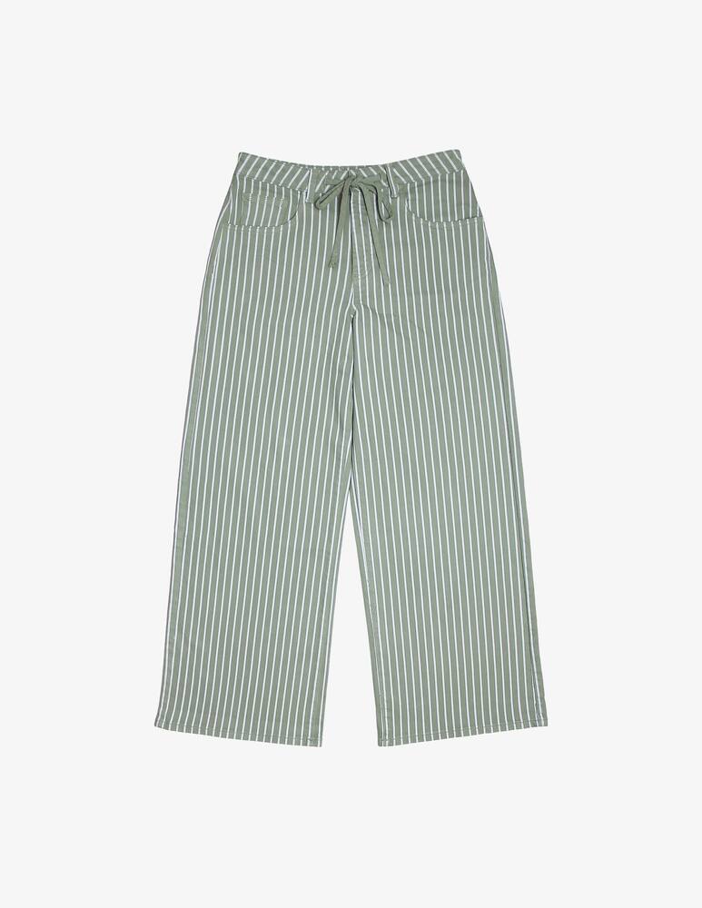 rinascente seventy + mochi Blake moss stripe trousers