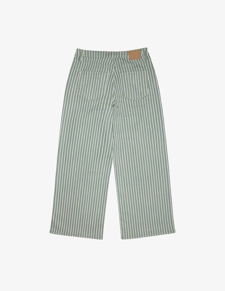 rinascente seventy + mochi Blake moss stripe trousers