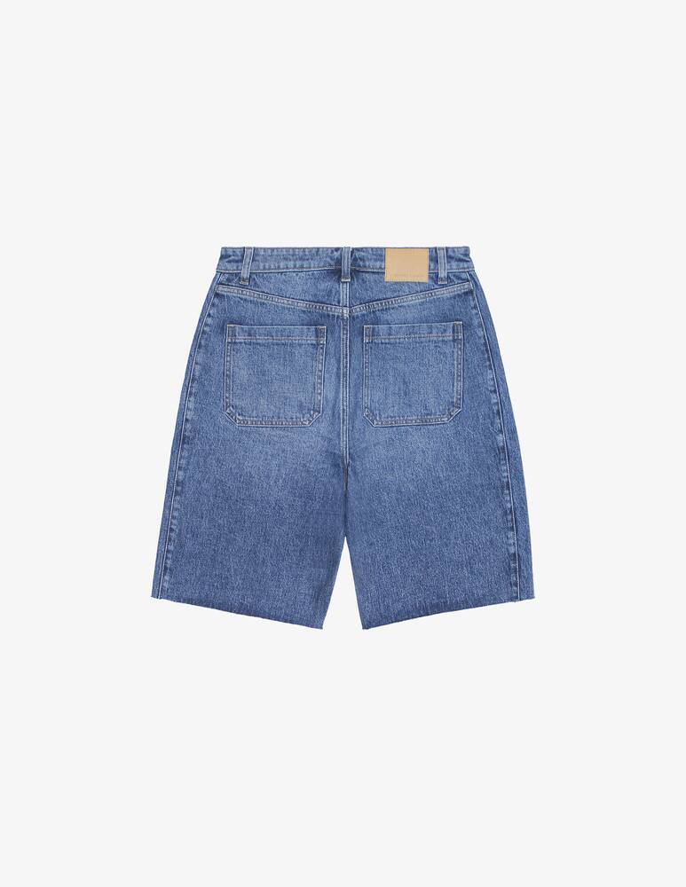 rinascente seventy + mochi Denim knee shorts