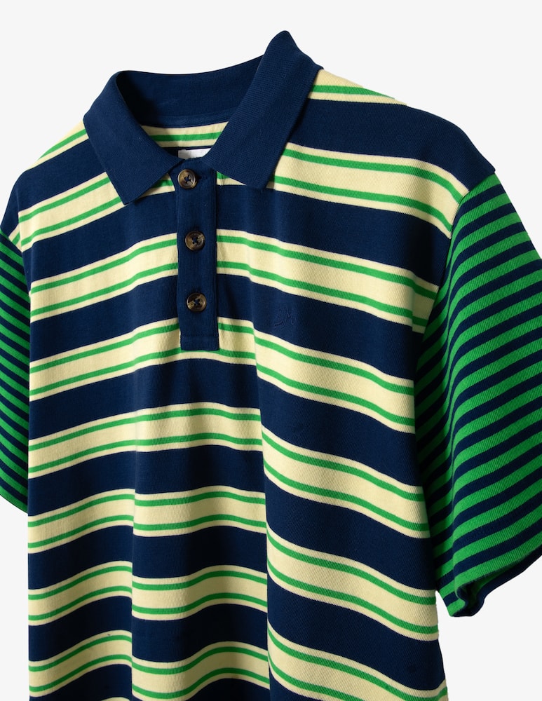 rinascente Damson Madder Polo rugby a righe Zia