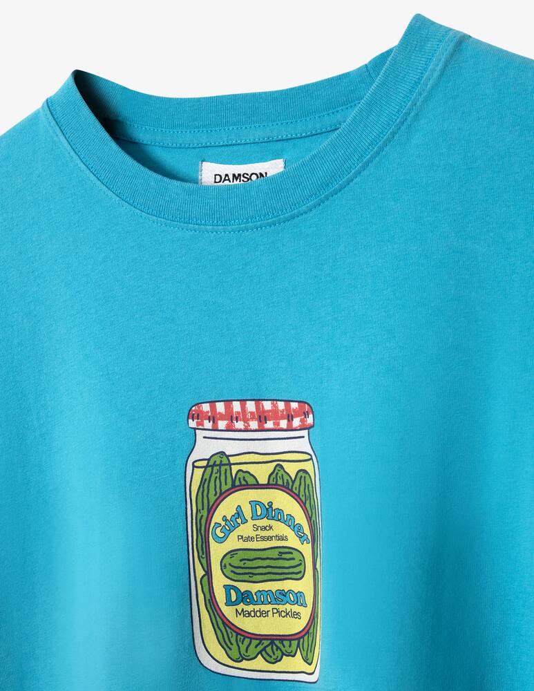 rinascente Damson Madder T-shirt grafica snack plate