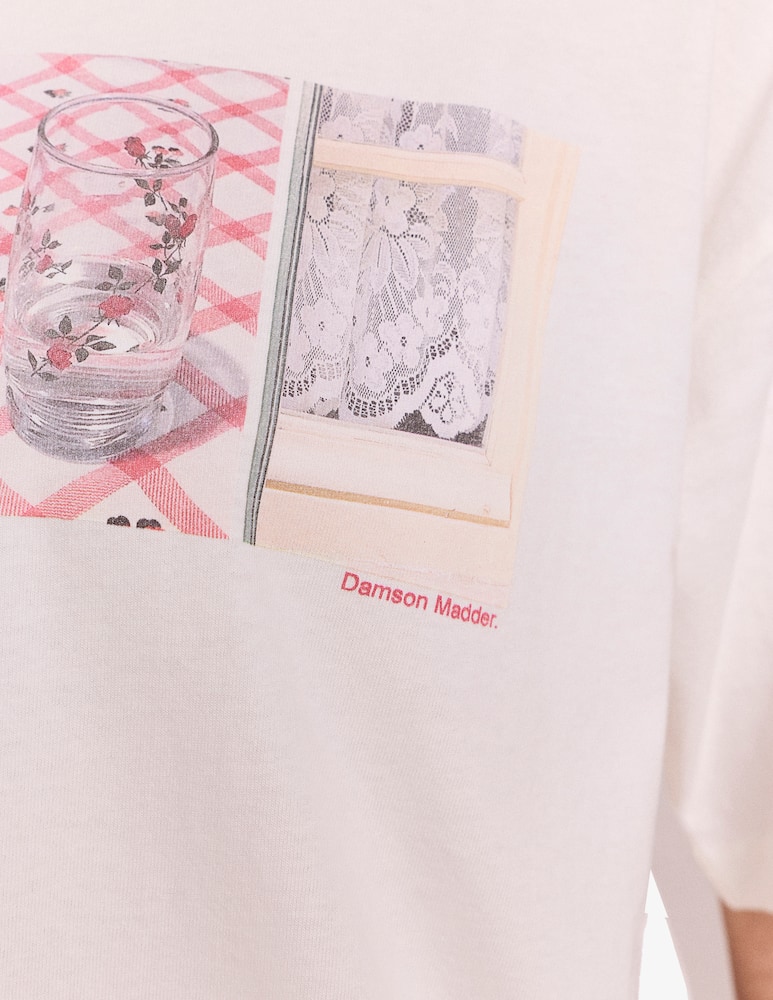 rinascente Damson Madder T-shirt Slow Life cruciverba