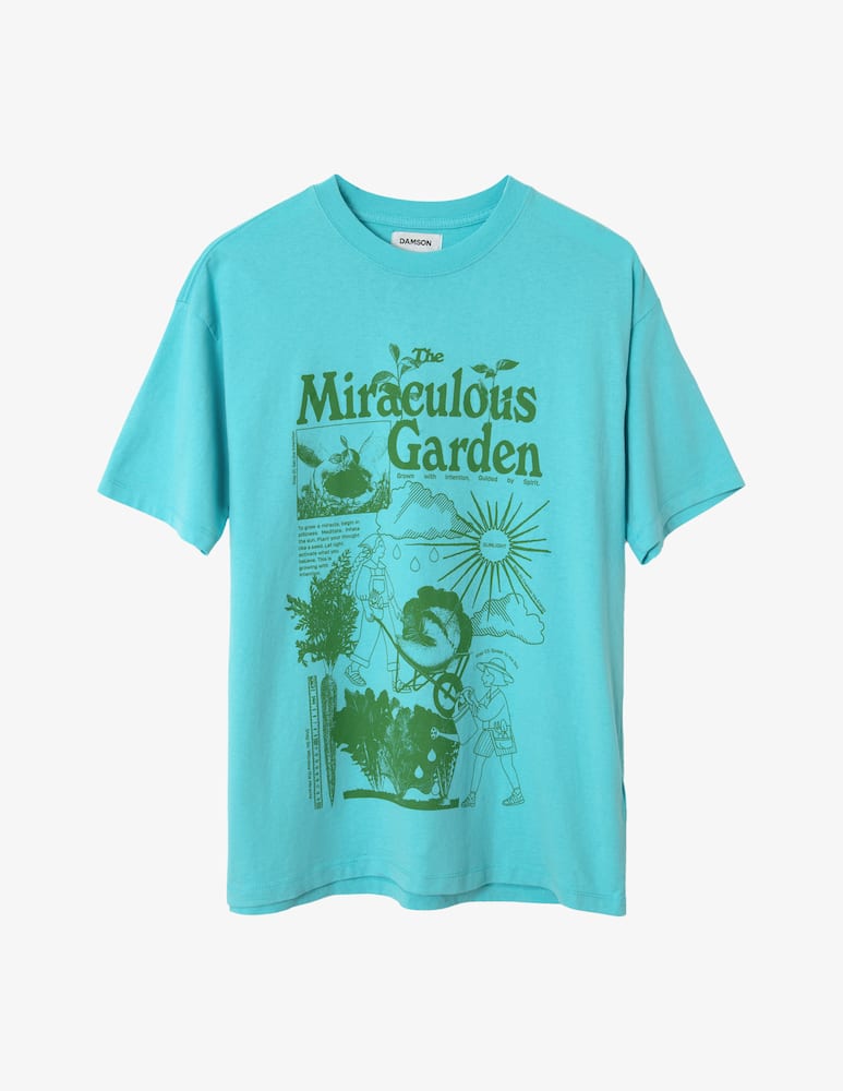 rinascente Damson Madder T-shirt grafica Miraculous Garden