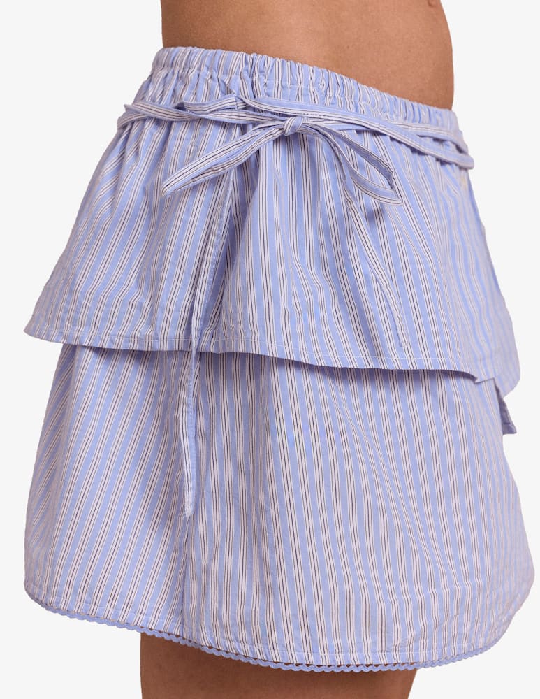 rinascente Damson Madder Gonna mini con balza Inka