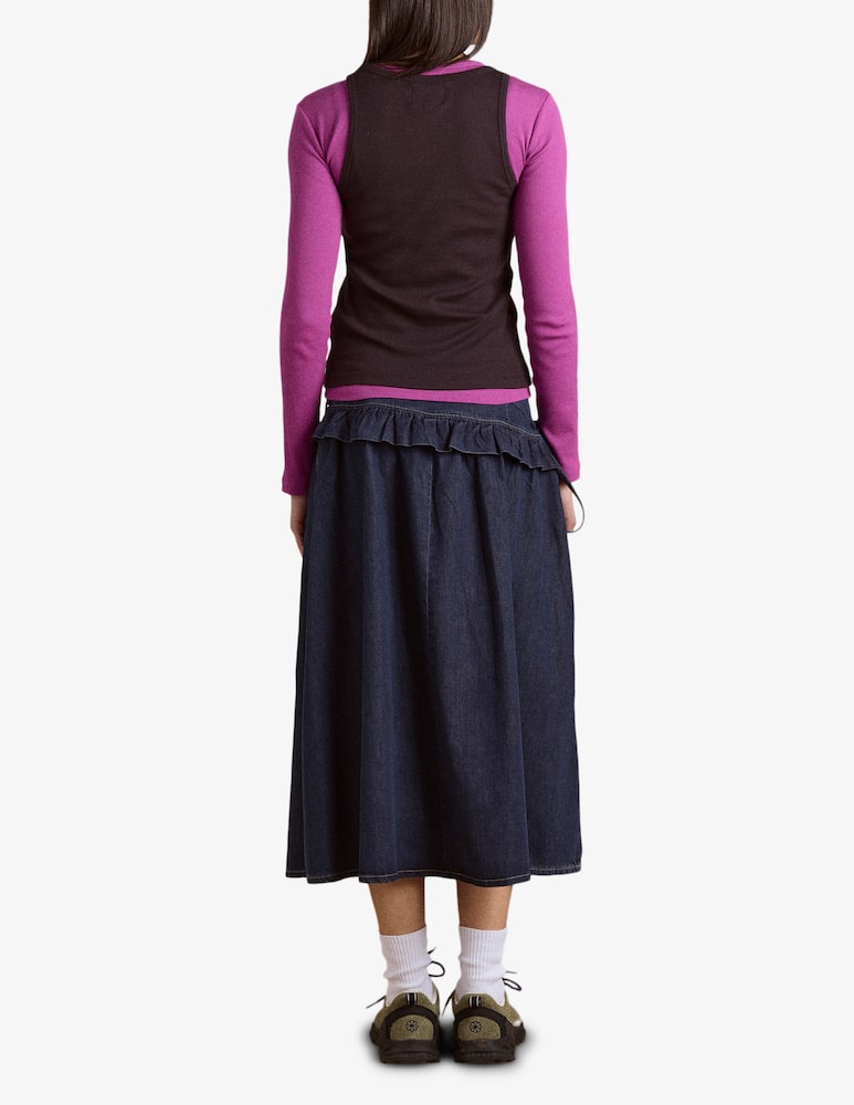 rinascente Damson Madder Bellamie skirt