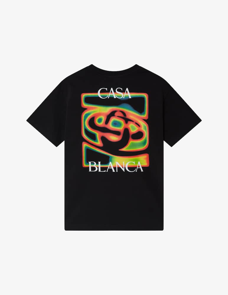 rinascente Casablanca T-shirt stampa heat map