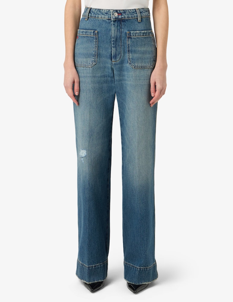 rinascente Victoria Beckham Alina straight-leg jeans