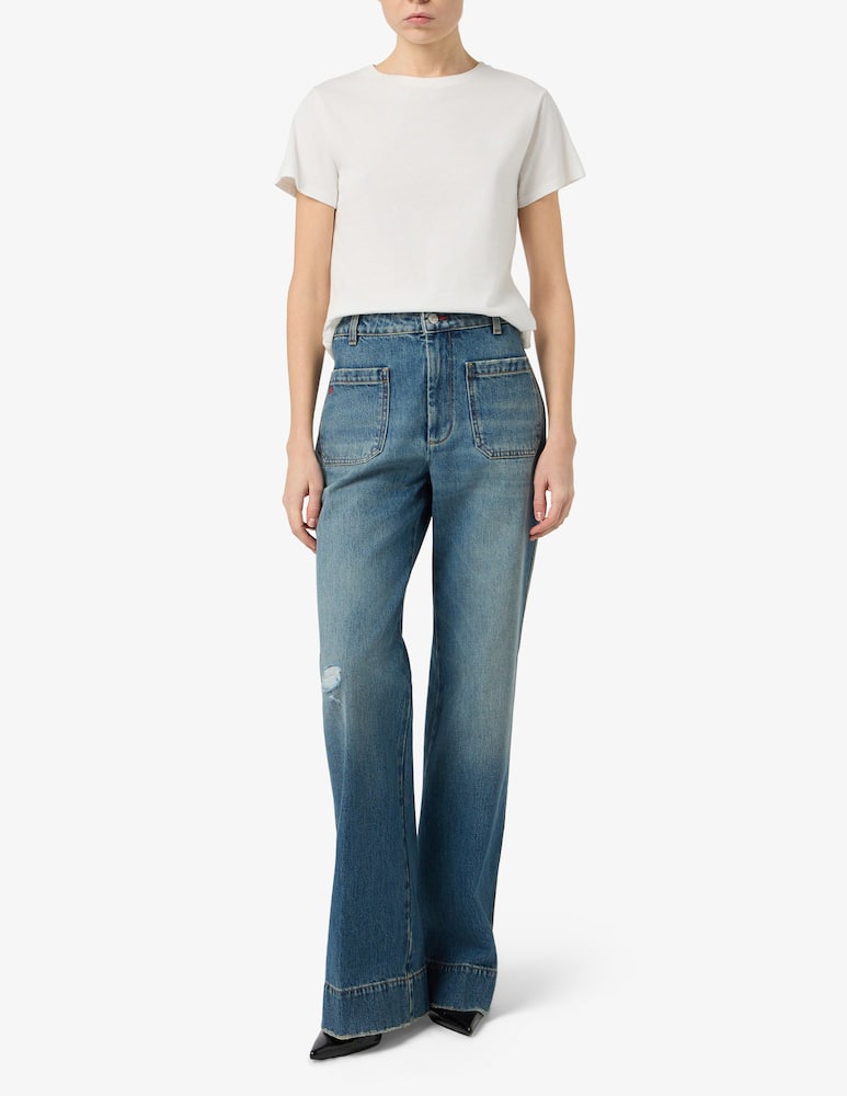 rinascente Victoria Beckham Alina straight-leg jeans