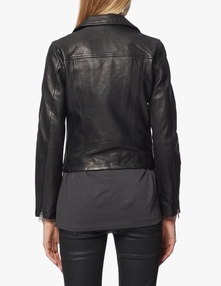 rinascente AllSaints Leather biker jacket Dalby