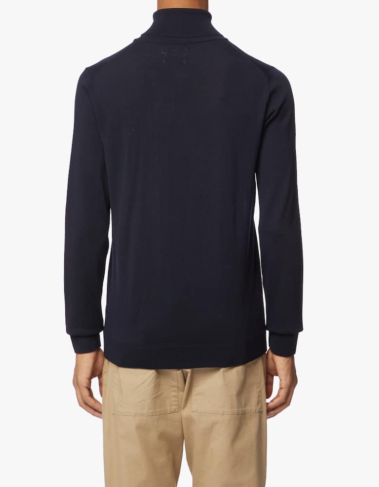 Farah Merino gosforth turtleneck - Blue - picture 3 Farah Merino gosforth turtleneck - Blue - picture 3