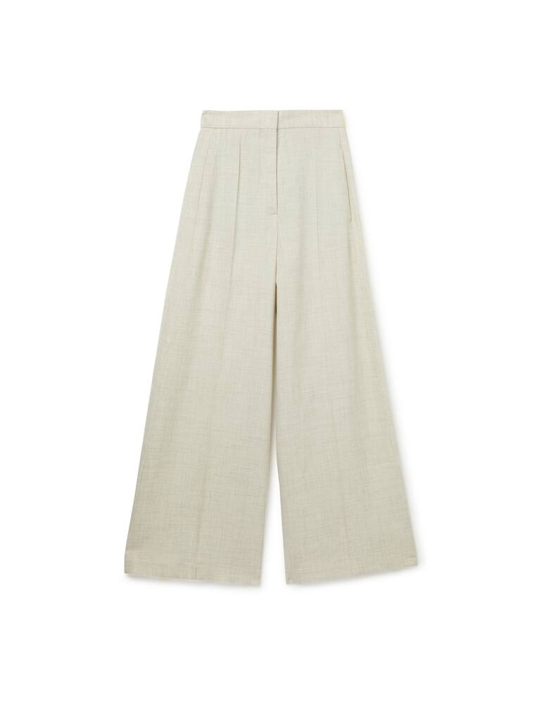 rinascente Joseph Pantaloni palazzo a vita alta Tacita - bianco