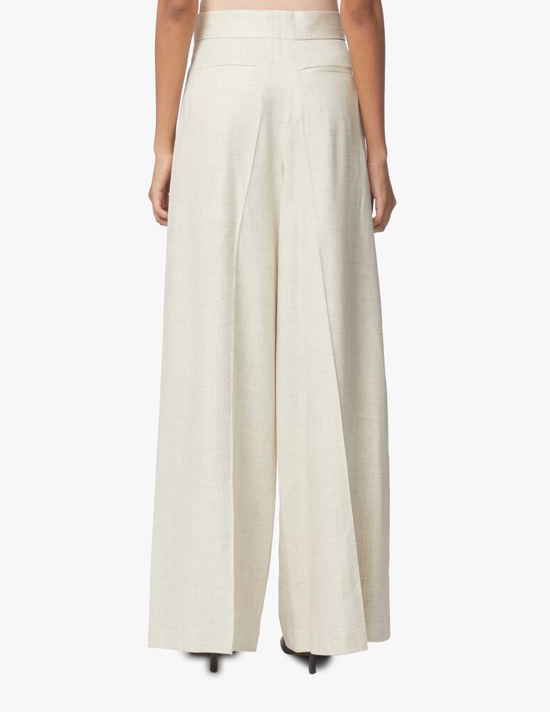 rinascente Joseph Pantaloni palazzo a vita alta Tacita - bianco