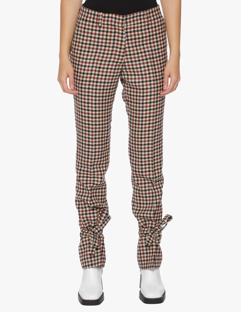 rinascente JW Anderson Pantaloni slim fit con laccetto