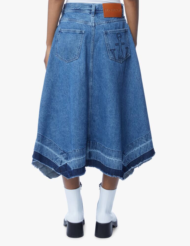 rinascente JW Anderson Asymmetric midi skirt