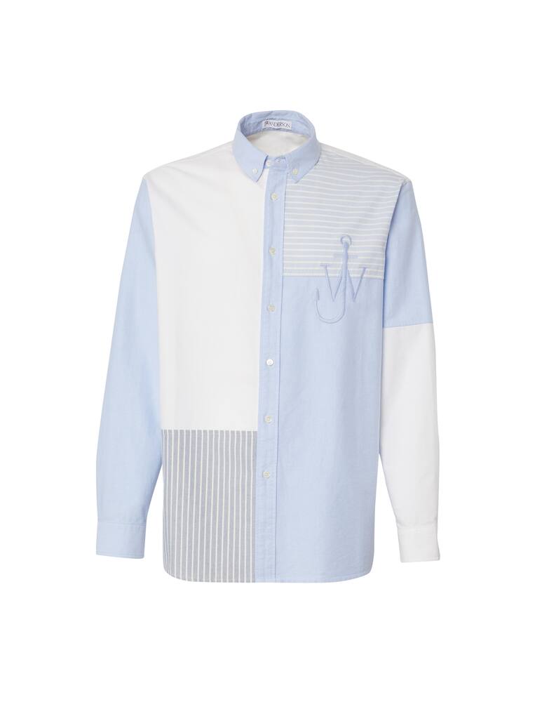 rinascente JW Anderson Relaxed patchwork shirt