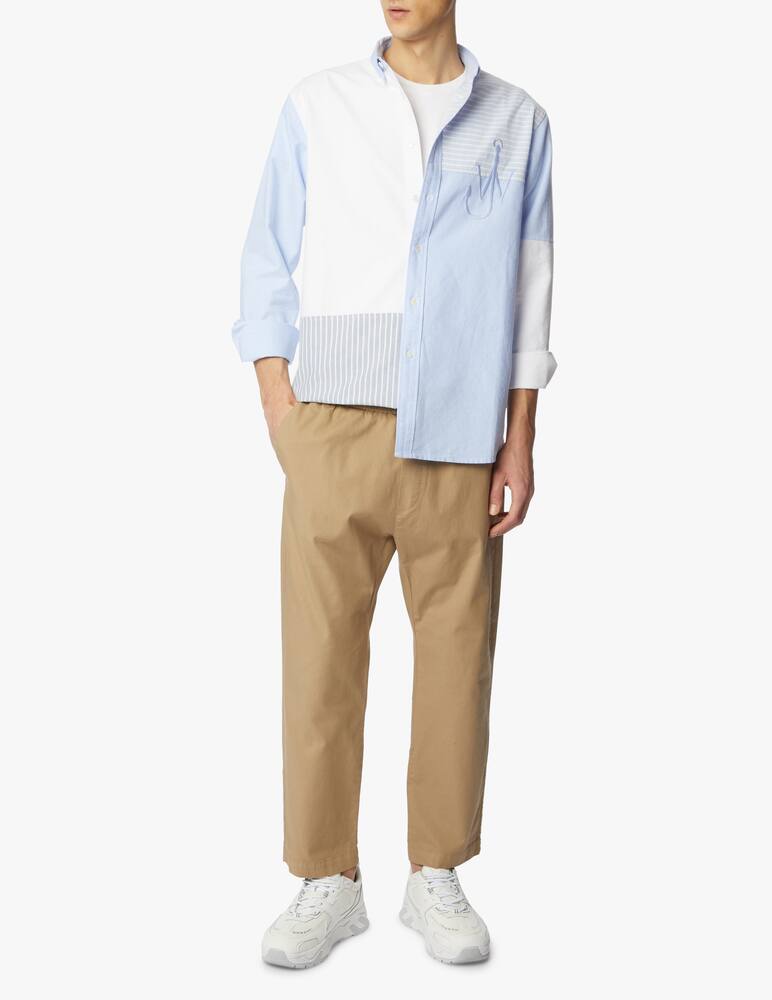 rinascente JW Anderson Relaxed patchwork shirt