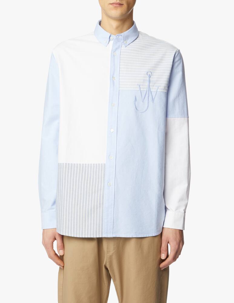 rinascente JW Anderson Relaxed patchwork shirt