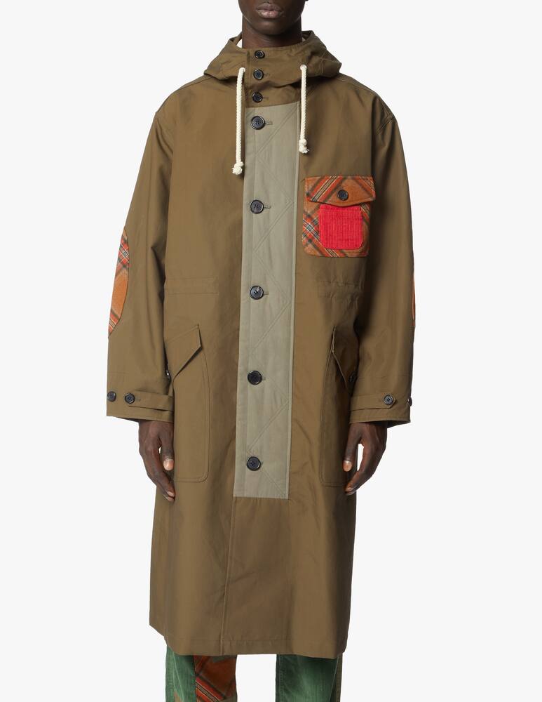 rinascente JW Anderson Parka lungo con patches