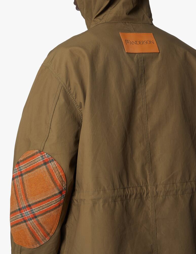 rinascente JW Anderson Parka lungo con patches